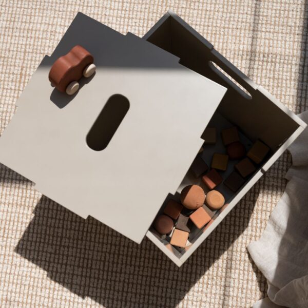 Cube Geymslukassi - Beige - Image 2