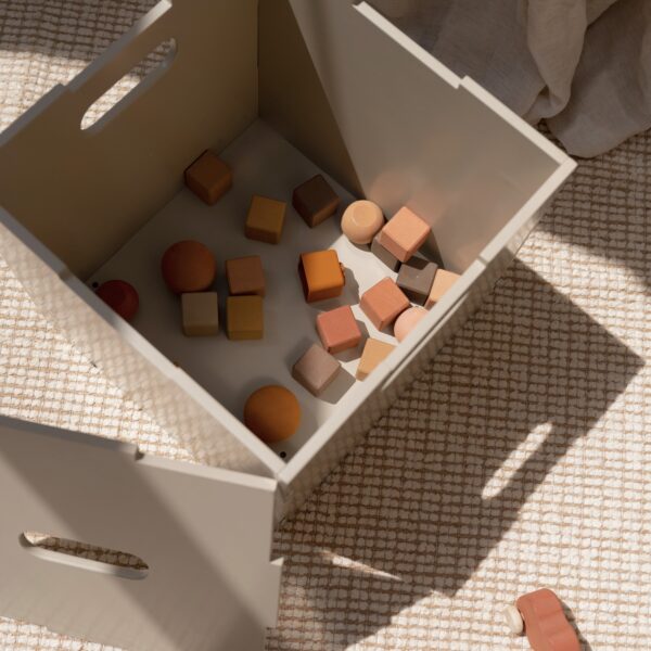 Cube Geymslukassi - Beige - Image 3