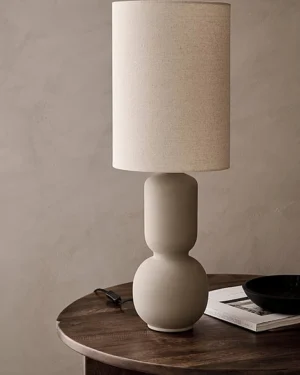 Nora borðlampi, beige