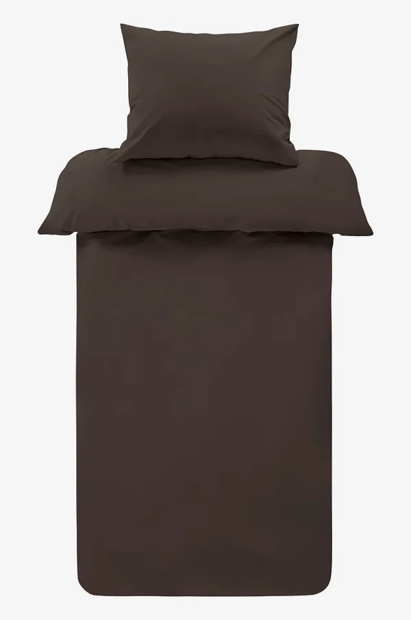 Zack Percale rúmföt, Brún - 150x210 cm - Image 2