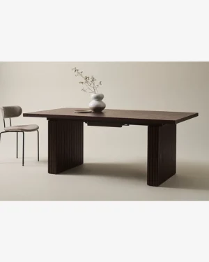 Palanzo Borðstofuborð - Brún Eik