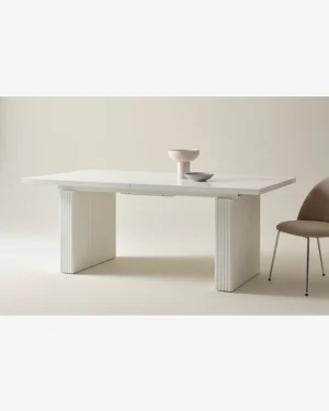 Palanzo Borðstofuborð - Hvít Eik