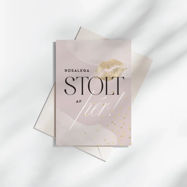 Tækifæriskort- Stolt af þér ! - Image 2