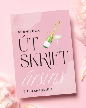 Tækifæriskort- Útskrift ársins