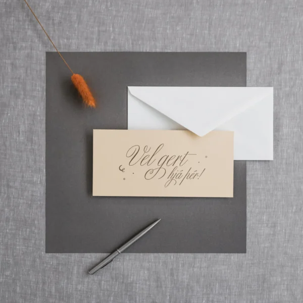 Tækifæriskort- Letterpress- Vel gert !