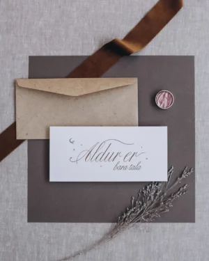 Tækifæriskort- Letterpress- Afmælis