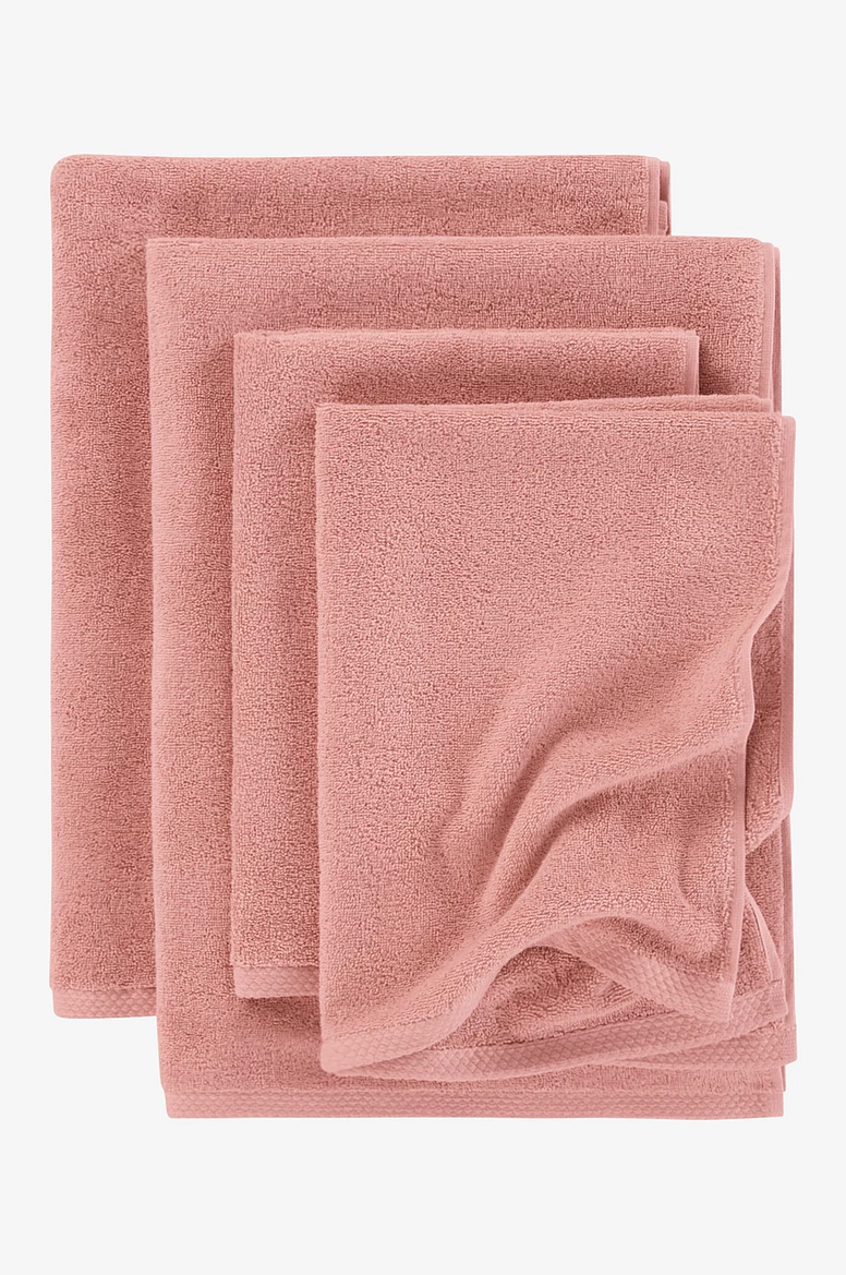 Darcy Handklæði, 50*70 cm - Rosewood