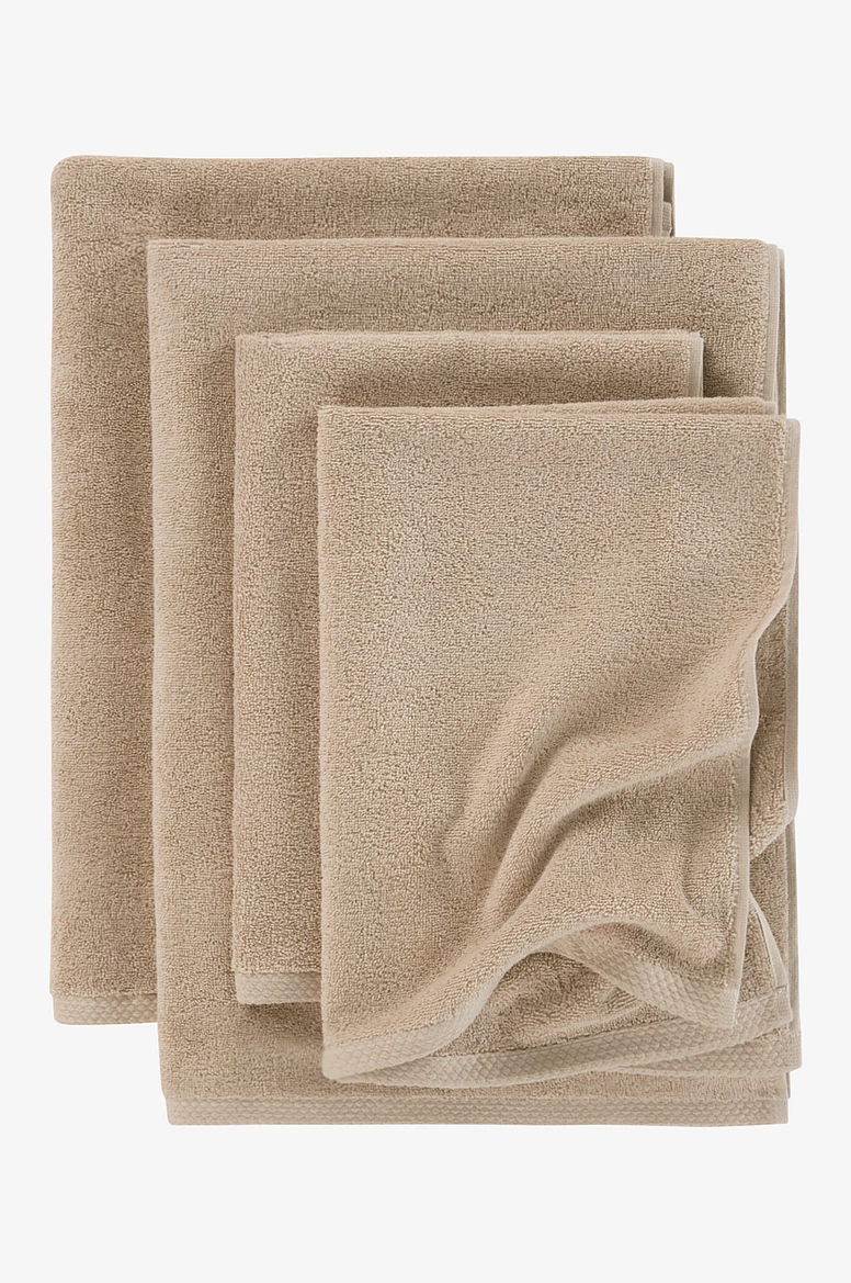 Darcy Handklæði, 50*70 cm - Beige