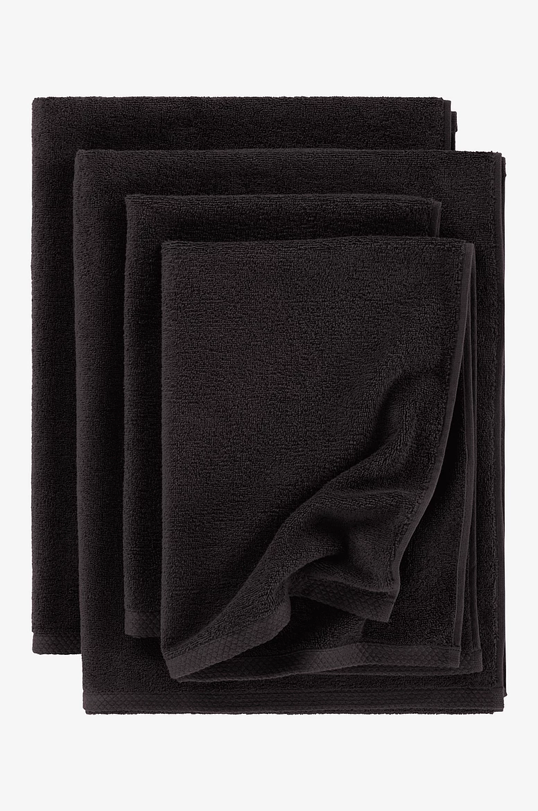 Darcy Handklæði, 50*70 cm - Svart