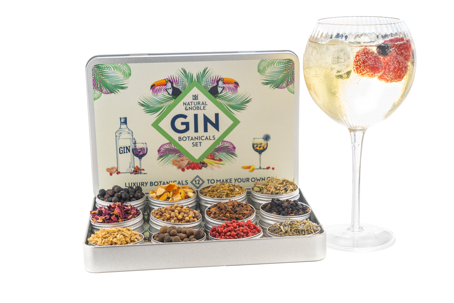 Krydd- og jurtainnrennslissett fyrir gin - Image 3