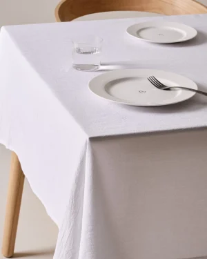 Sadie Borðdúkur, 350 cm - Hvítur