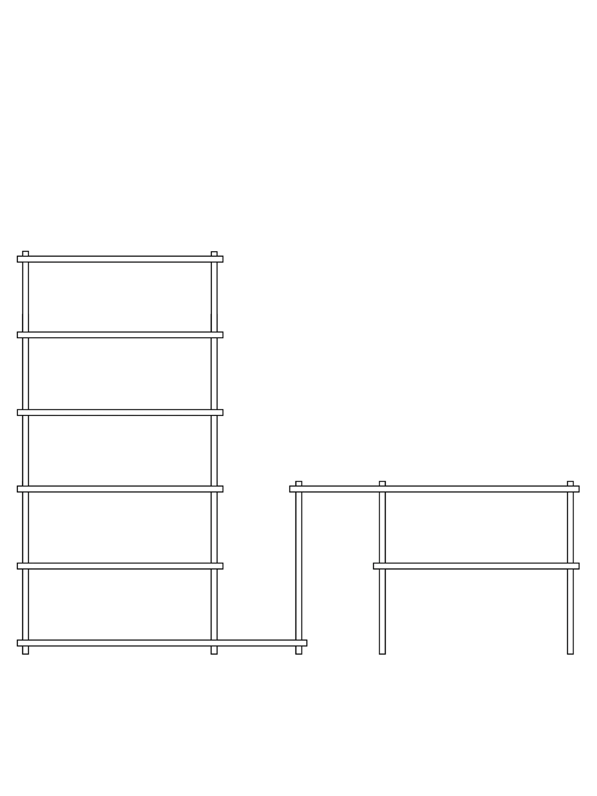 Elevate hilla, Hvíttuð eik- Gerð 13 - Image 2