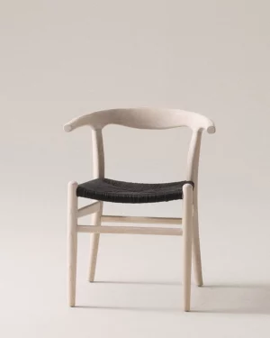 Nattavaara Stóll – Hvíttaður viður/ Svartur