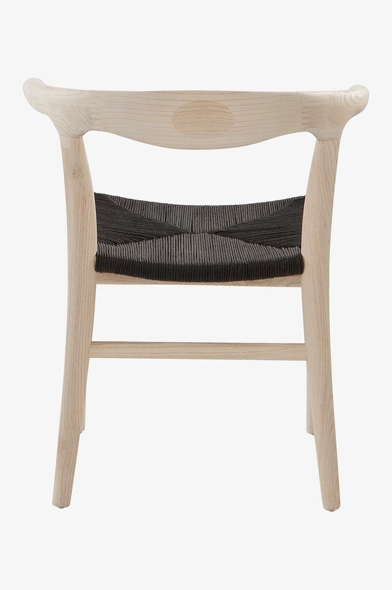 Nattavaara Stóll – Hvíttaður viður/ Svartur - Image 7