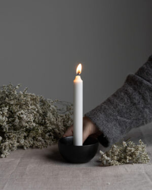 Lidatorp Kertastjaki - Svartur glans mini