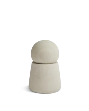 Serene há krukka úr gráum sandsteini