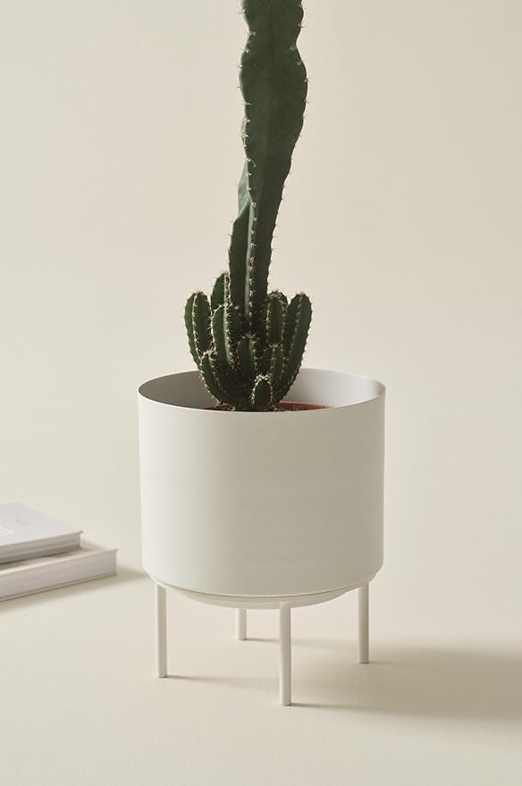 Monique blómapottur- Hvítur