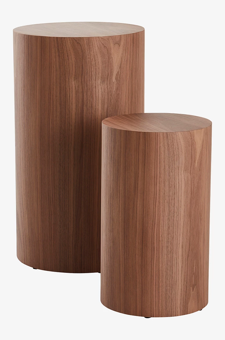 Silon hliðarborð, tvö í pakka- Valhneta - Image 3