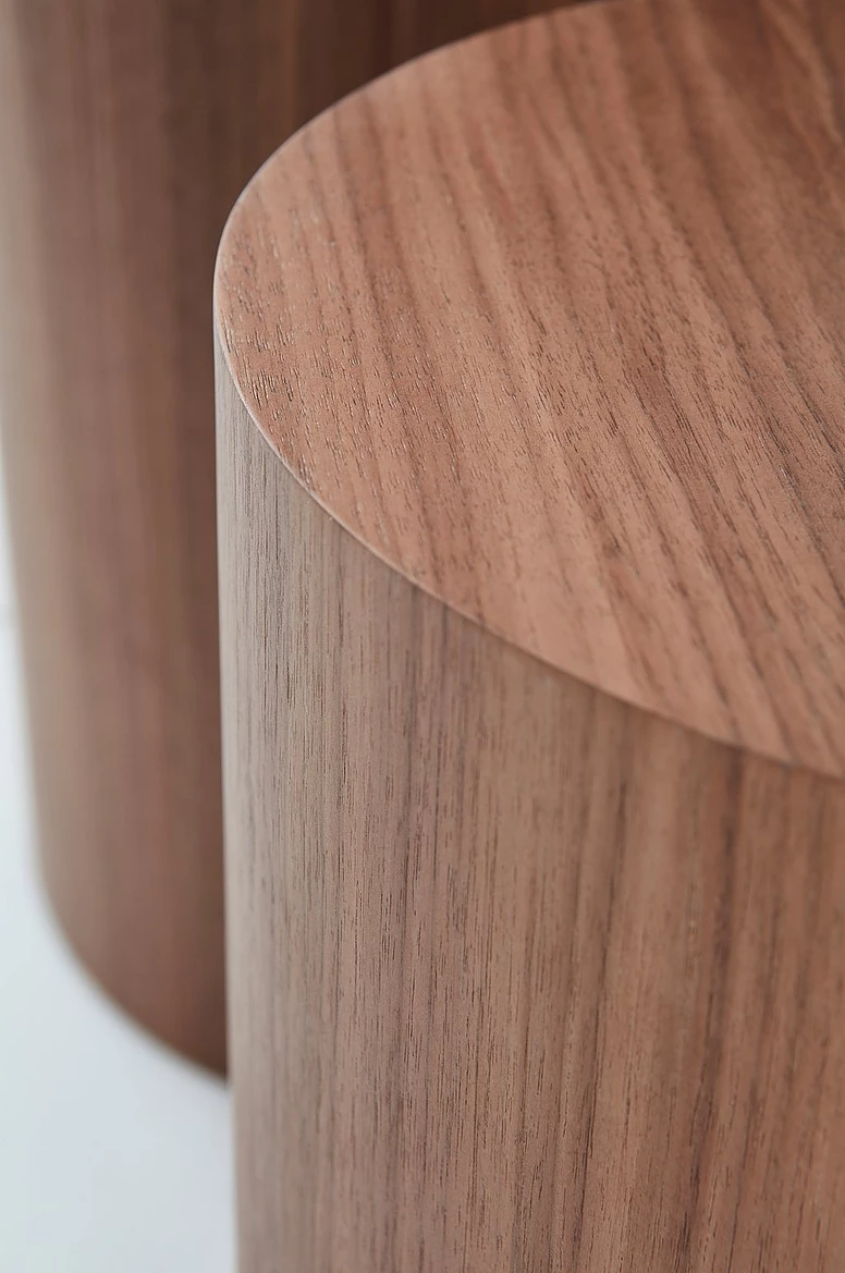 Silon hliðarborð, tvö í pakka- Valhneta - Image 6