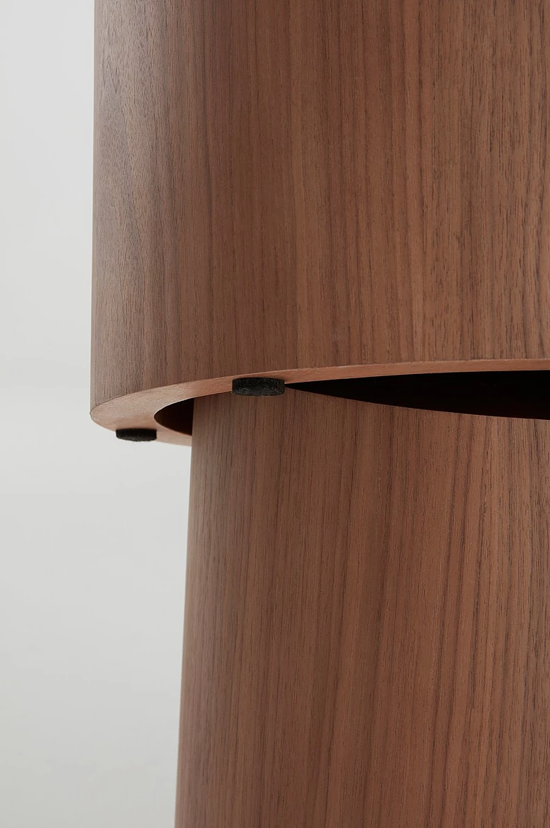 Silon hliðarborð, tvö í pakka- Valhneta - Image 4