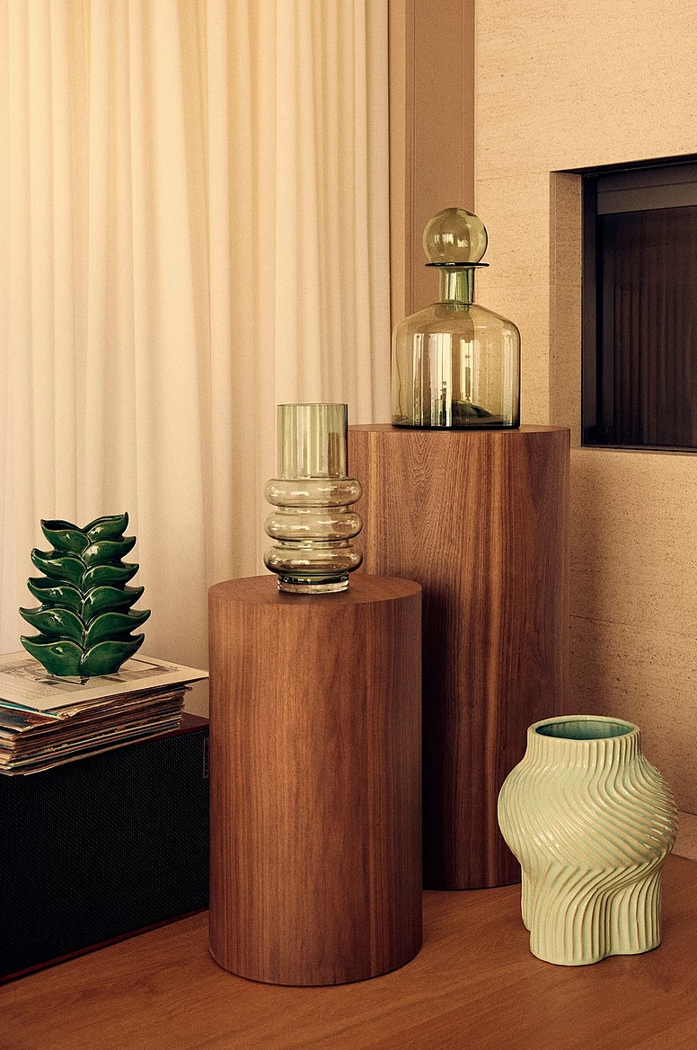 Silon hliðarborð, tvö í pakka- Valhneta - Image 2