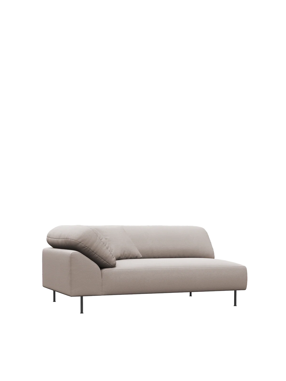 Collar sófi, opinn endi hægra megin