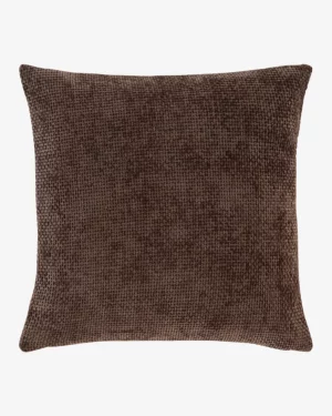 Chloe Púðaver- 50x50 cm, Dökkbrúnt línur