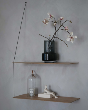 Stedge Vegghilla - Hvíttuð Eik 80cm