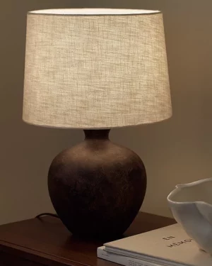 Erika Borðlampi- Brúnn