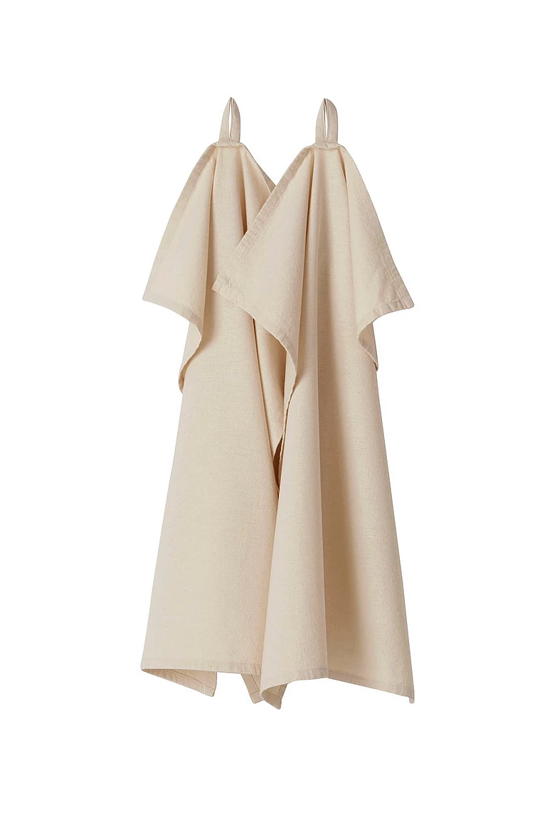 Linus viskustykki, 2 stk- Beige