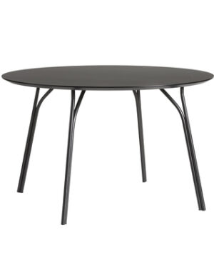 Tree borð Svart/svart 120 cm í þvermál