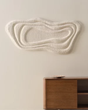 Flowie veggskraut, náttúruleg beinhvít ull