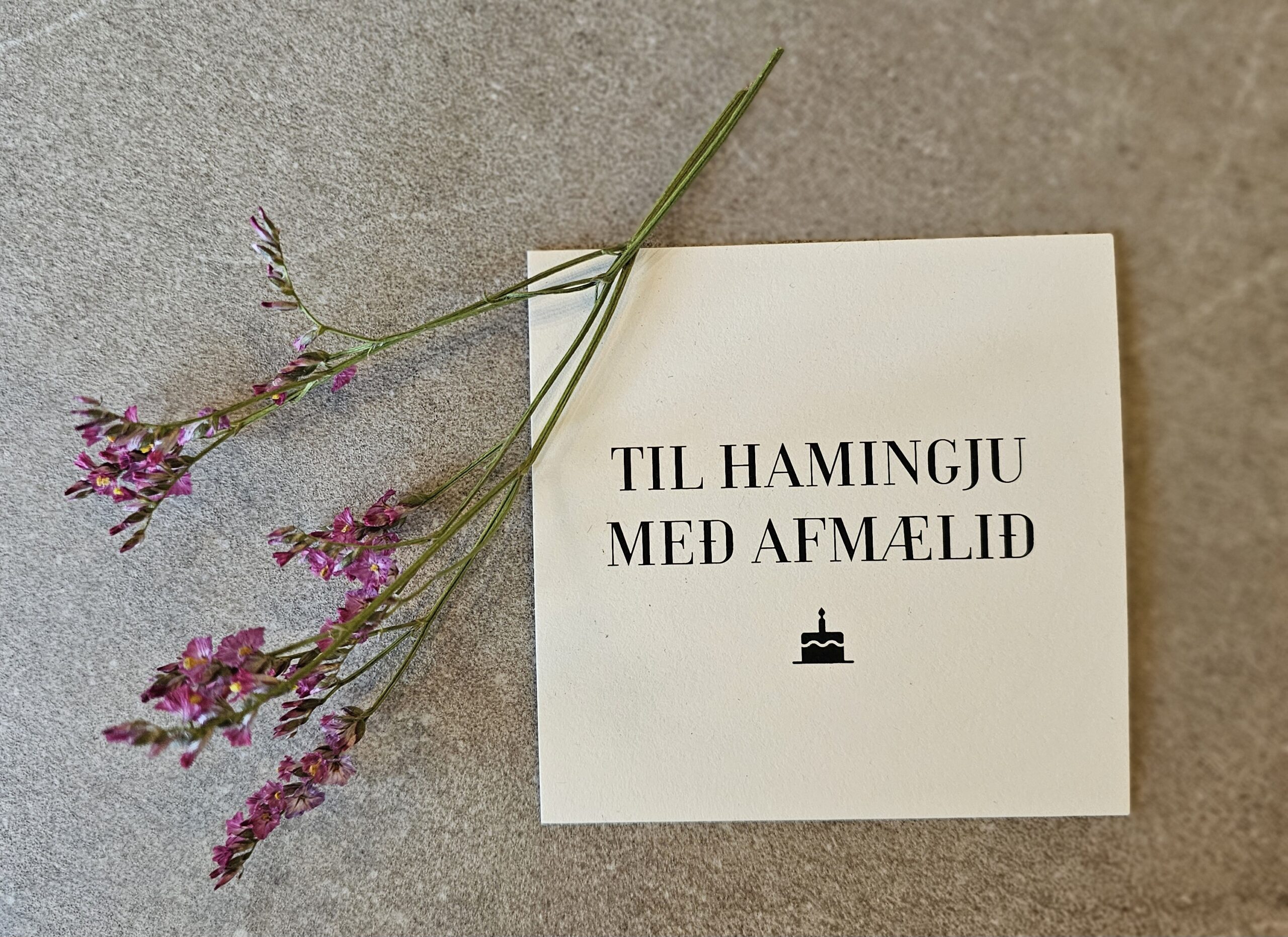 Tækifæriskort- Til hamingju með afmælið - Image 2