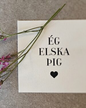 Tækifæriskort- Ég elska þig