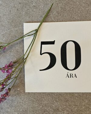 Tækifæriskort- 50 ára
