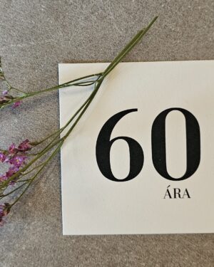 Tækifæriskort- 60 ára