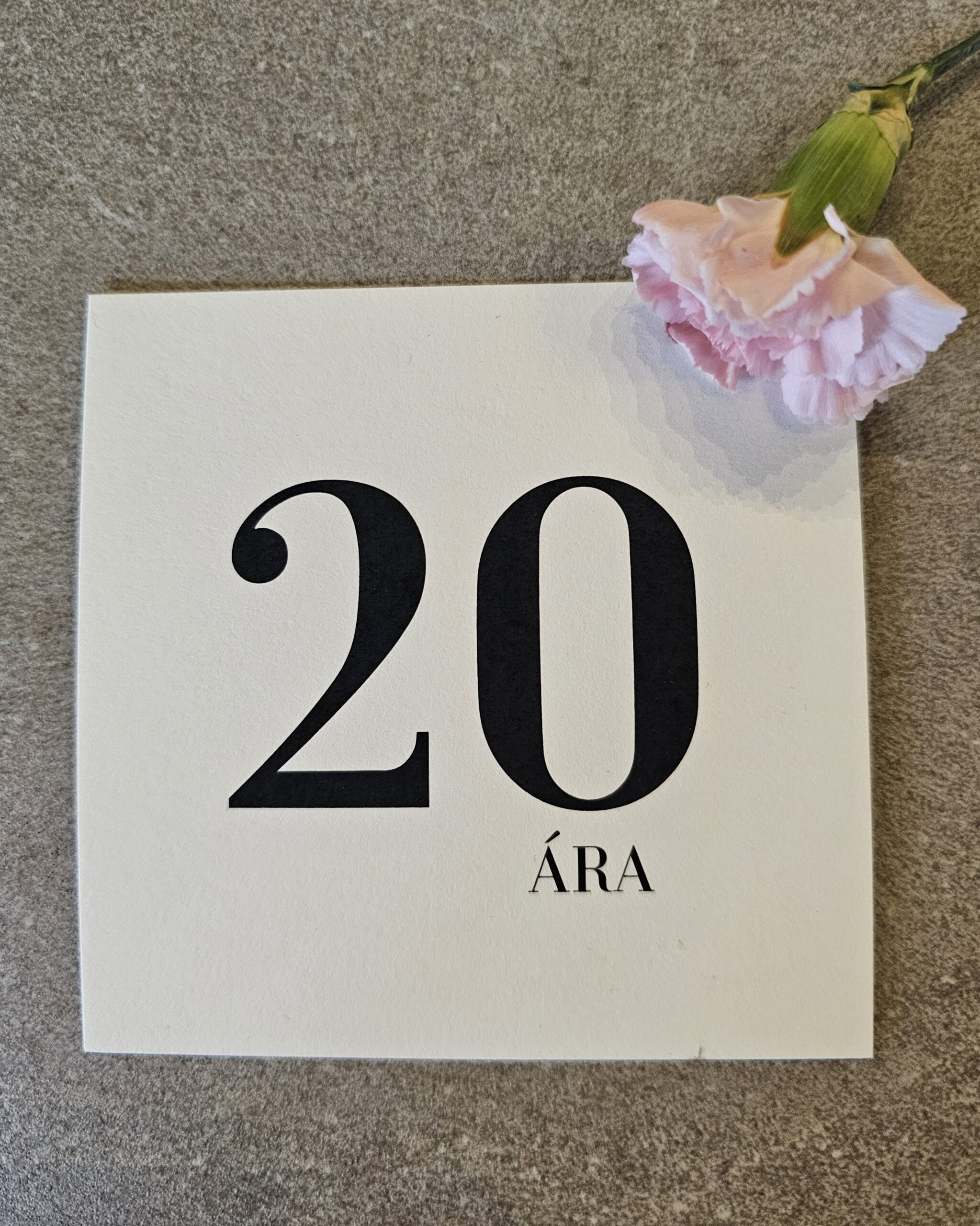 Tækifæriskort- 20 ára - Image 2