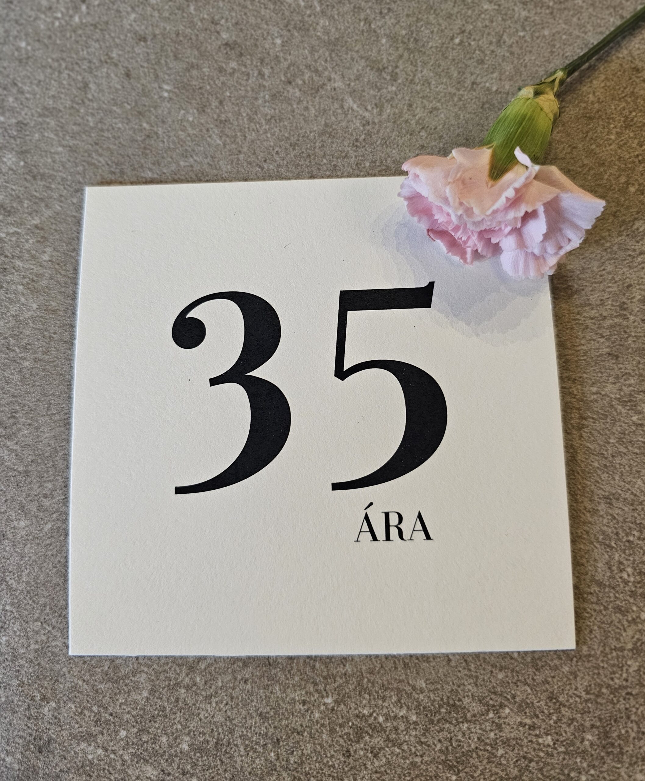 Tækifæriskort- 35 ára - Image 2