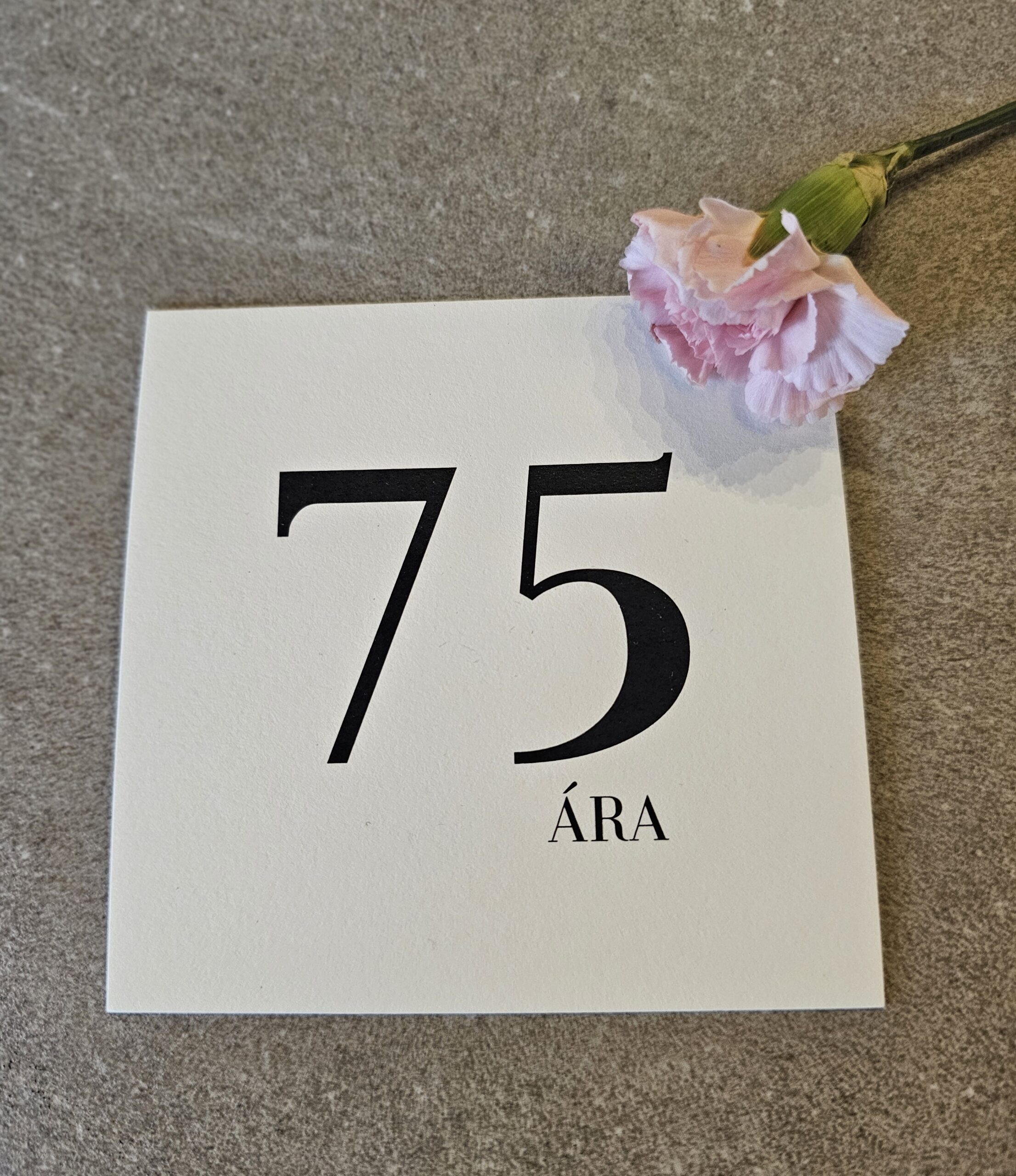 Tækifæriskort- 75 ára - Image 2