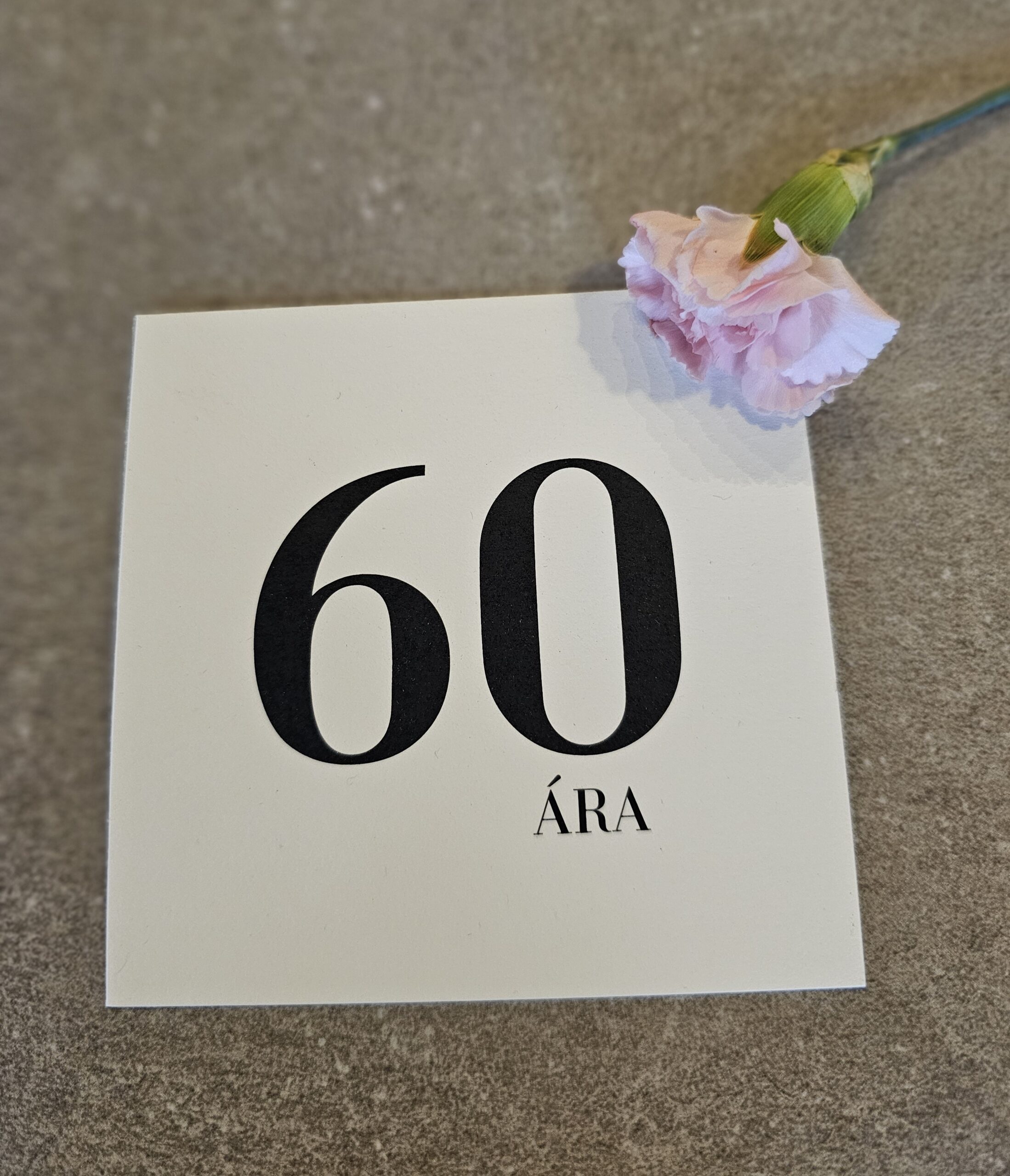 Tækifæriskort- 60 ára - Image 2