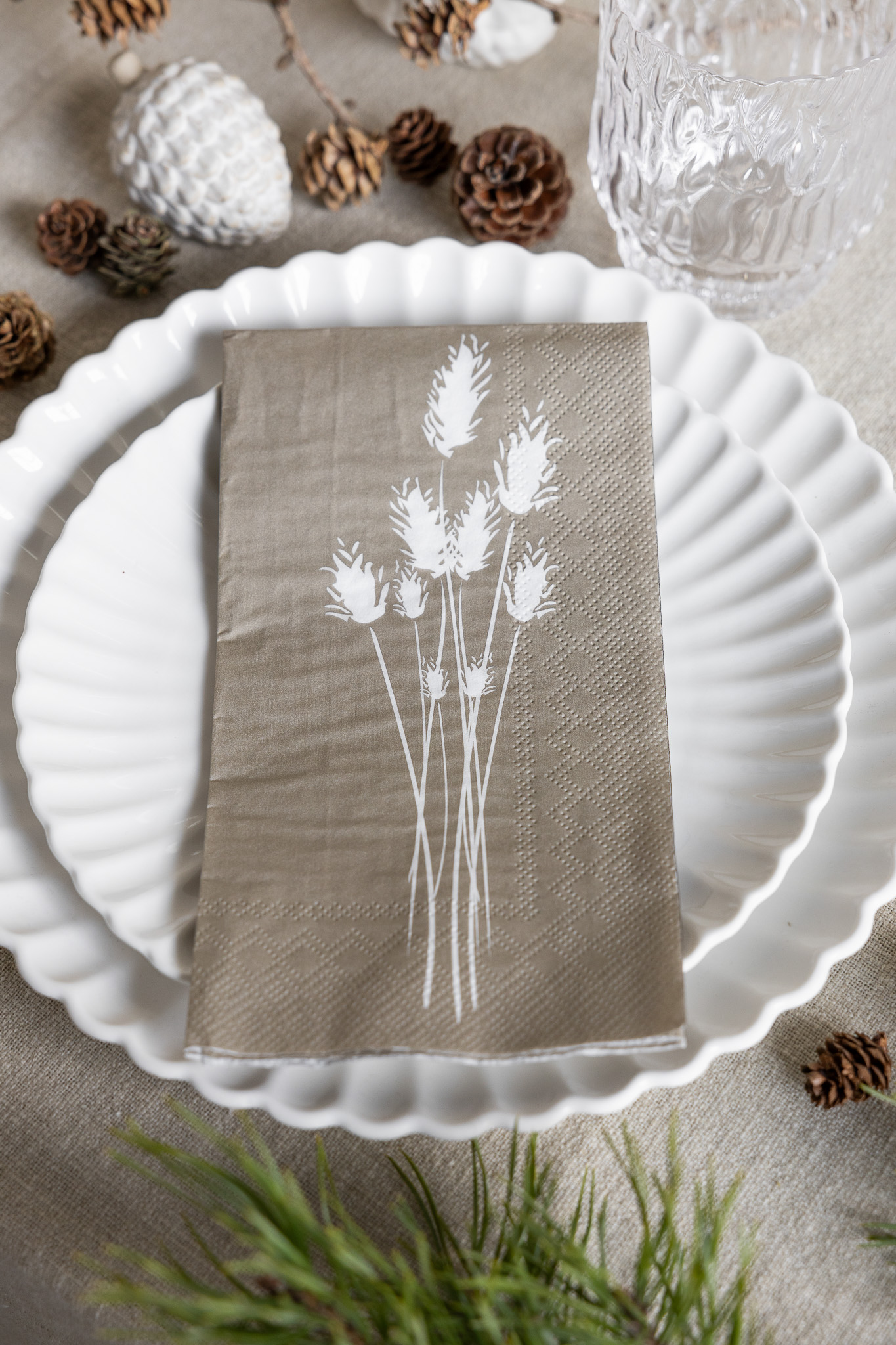 Servíettur - Vippa beige